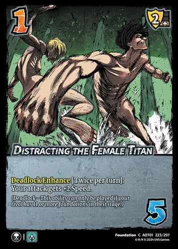 Distracting the Female Titan (Common)