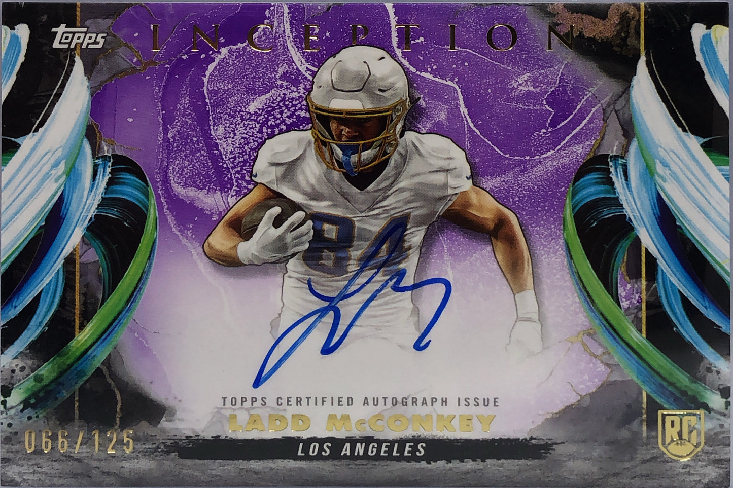 Ladd McConkey (Rookie Variation auto /125)