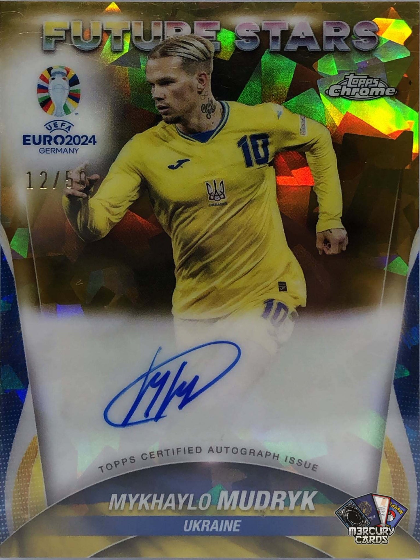 Mykhaylo Mudryk (Gold Auto /50)