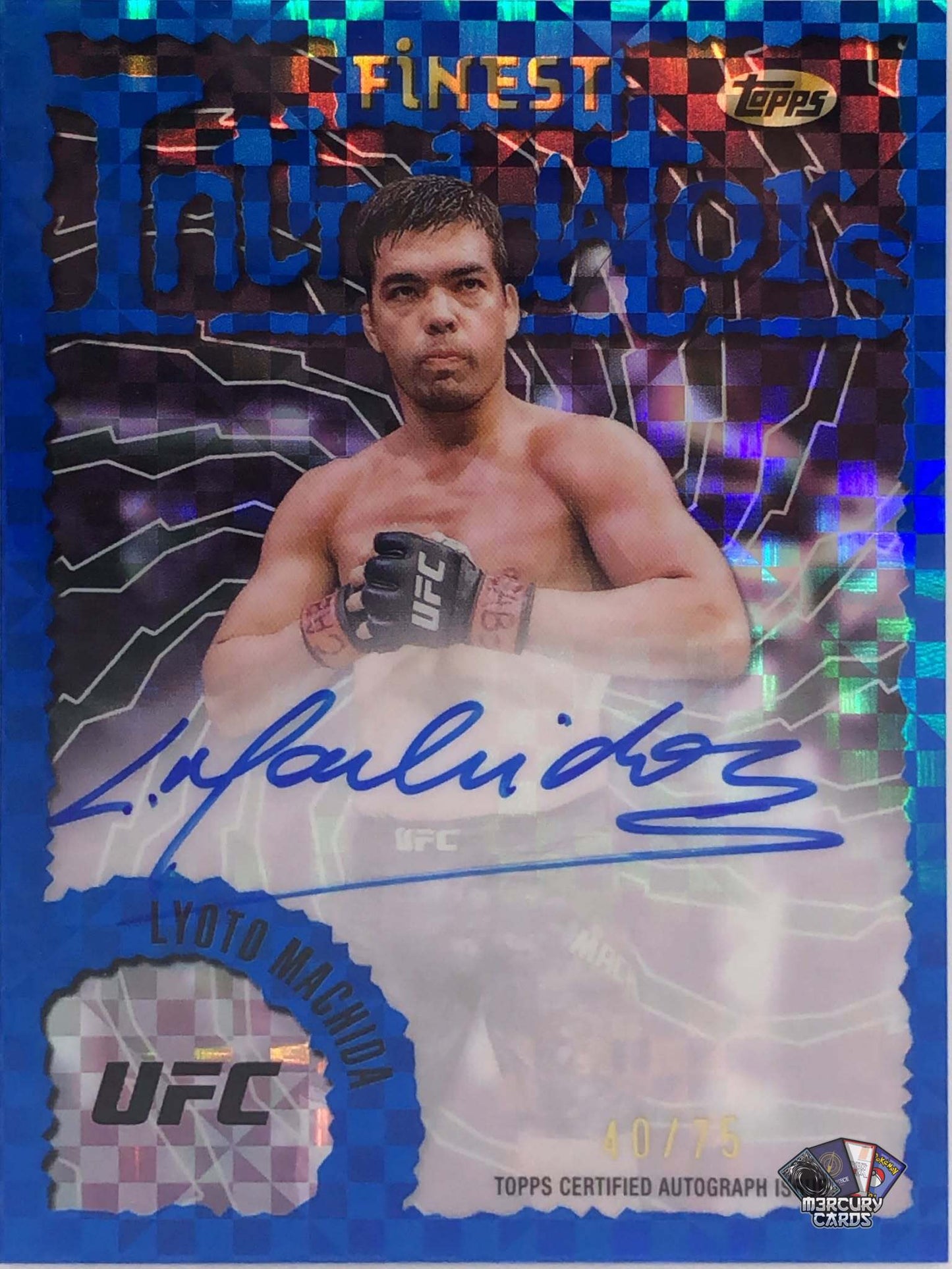 Lyoto Machida (Blue Checkerboard Auto /75)