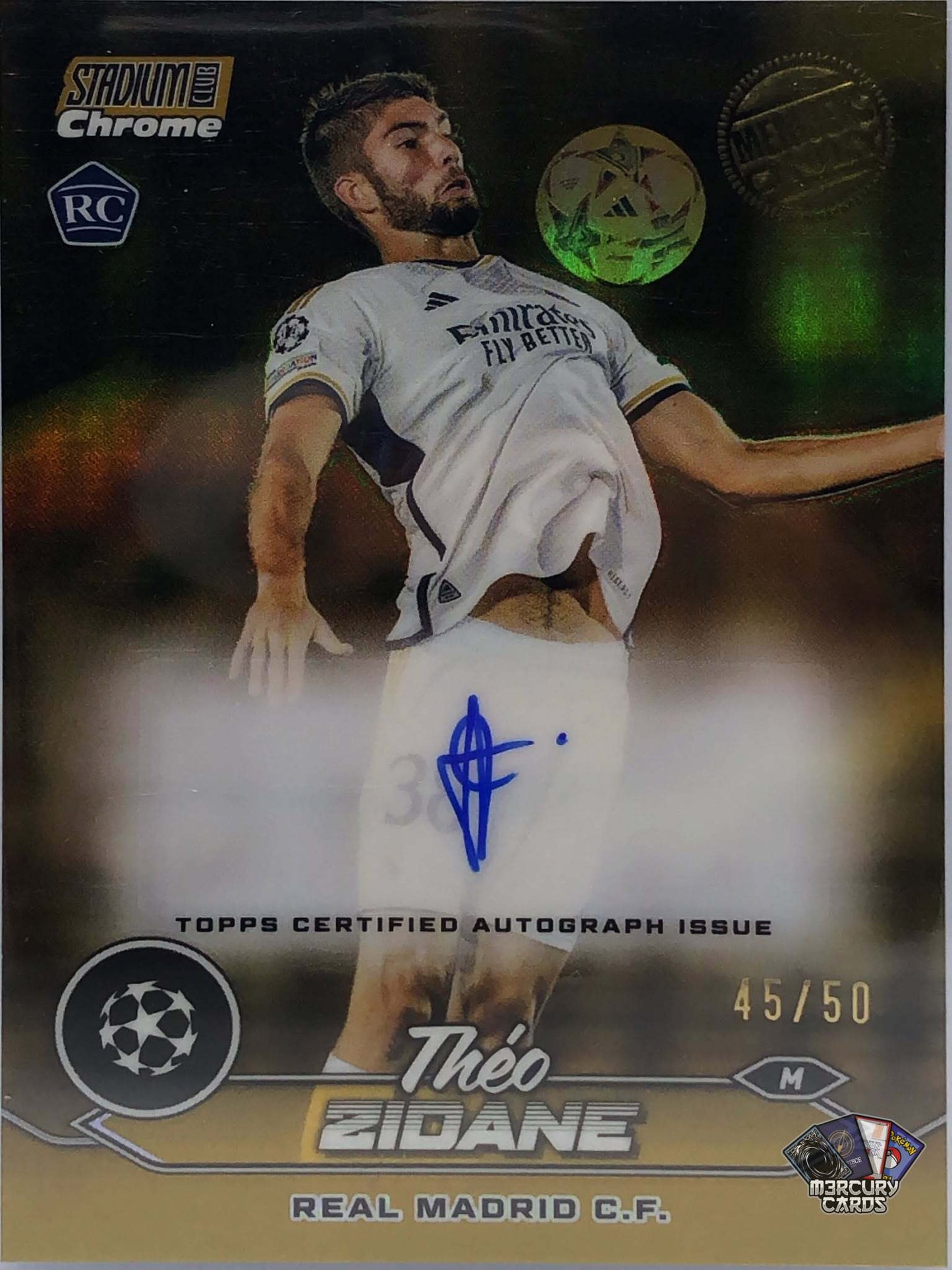 Theo Zidane (Gold Auto /50) (Members Only)