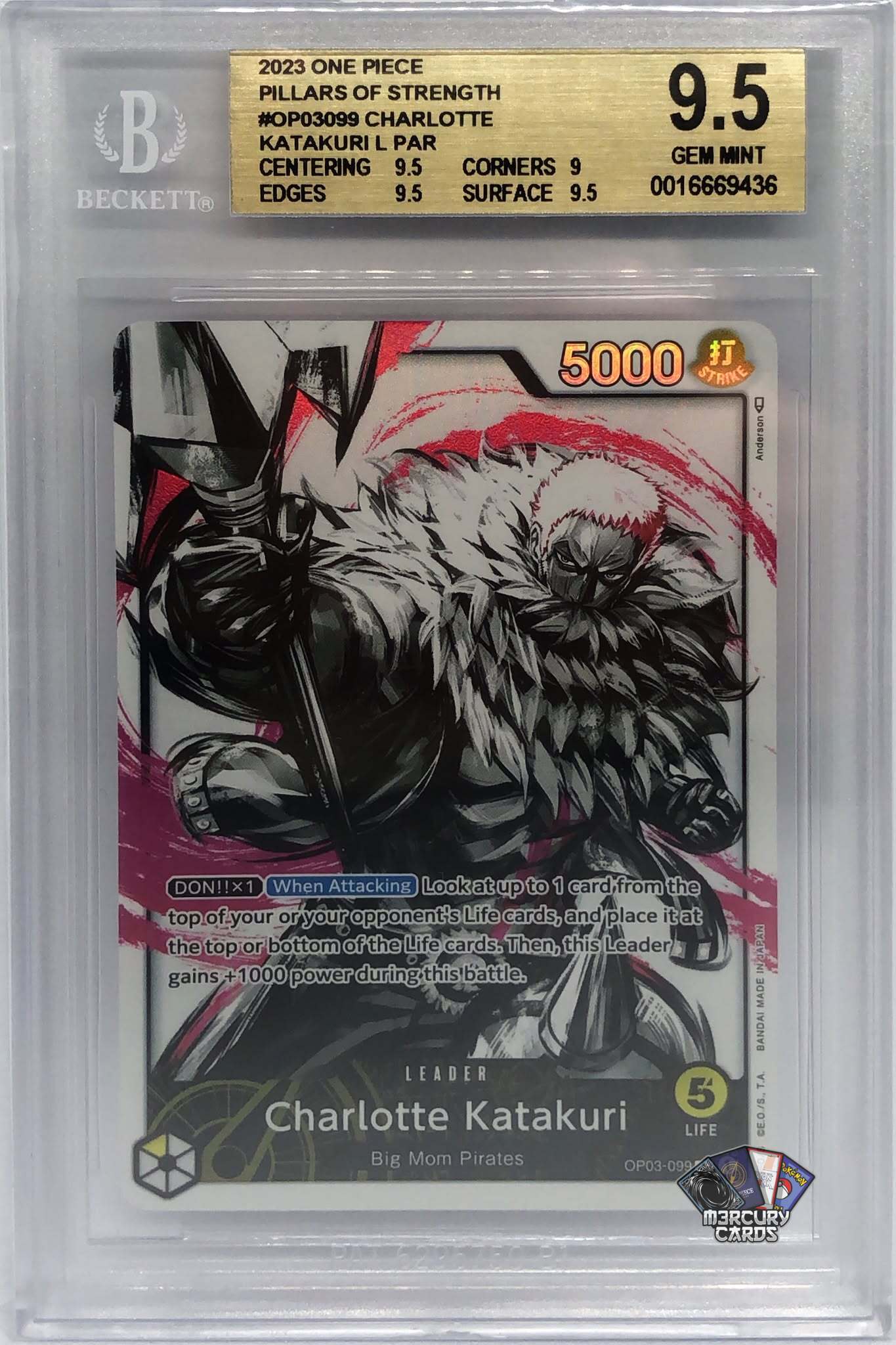 Charlotte Katakuri (OP03-099) BGS 9.5