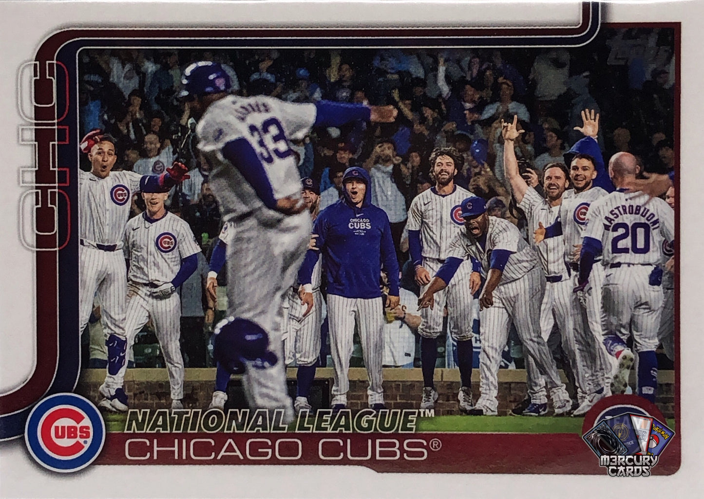 National League 'Chicago Cubs' (Base Team Card)