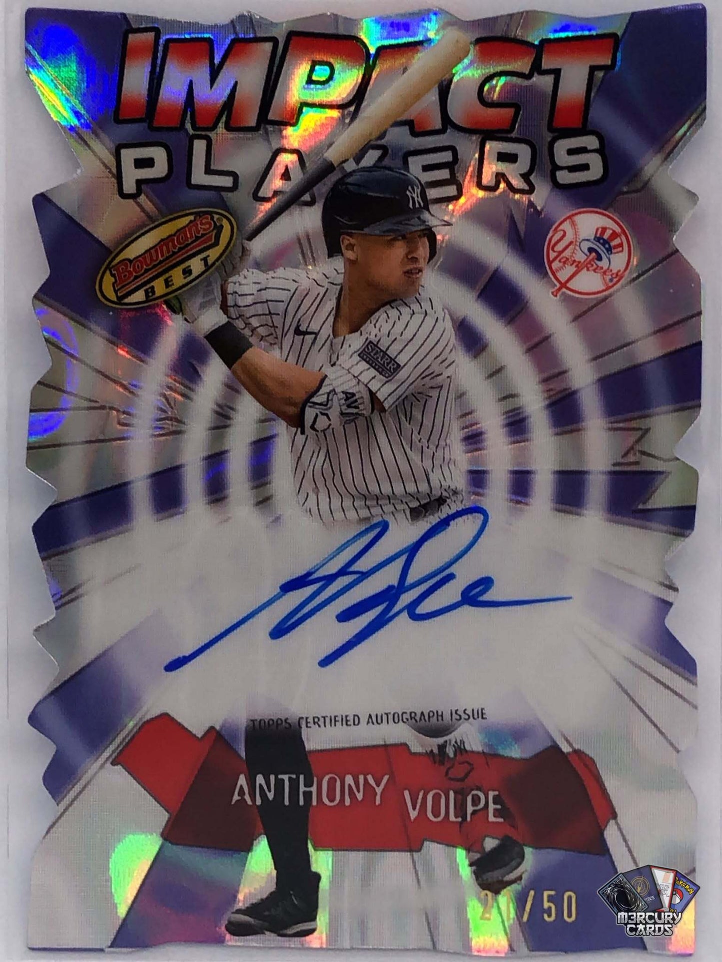 Anthony Volpe (Impact Players Die Cut Auto /50)