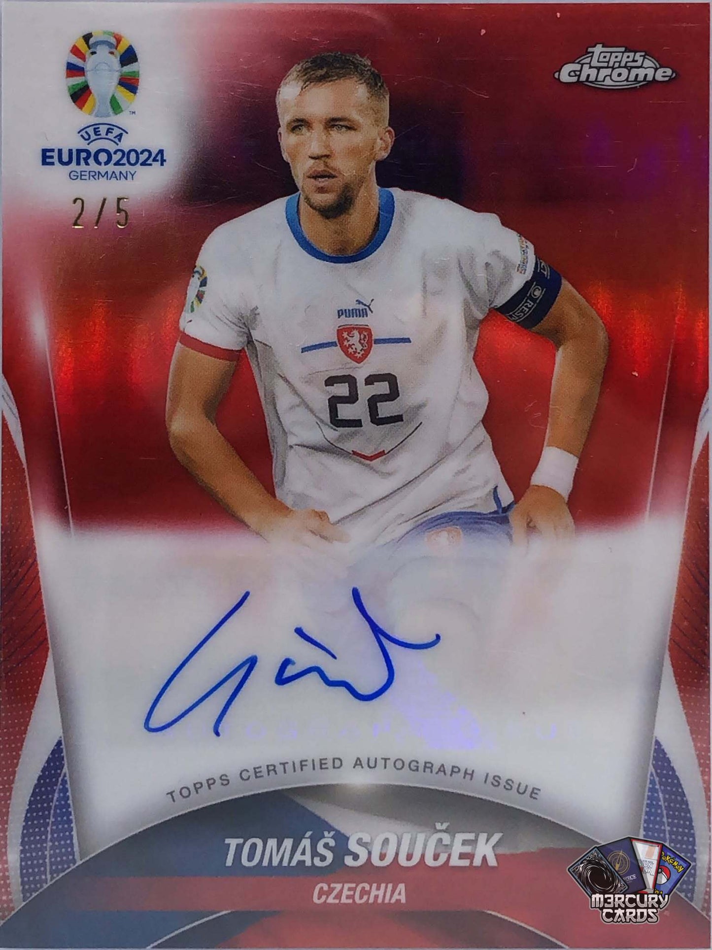 Tomas Soucek (Red Refractor Auto /5)
