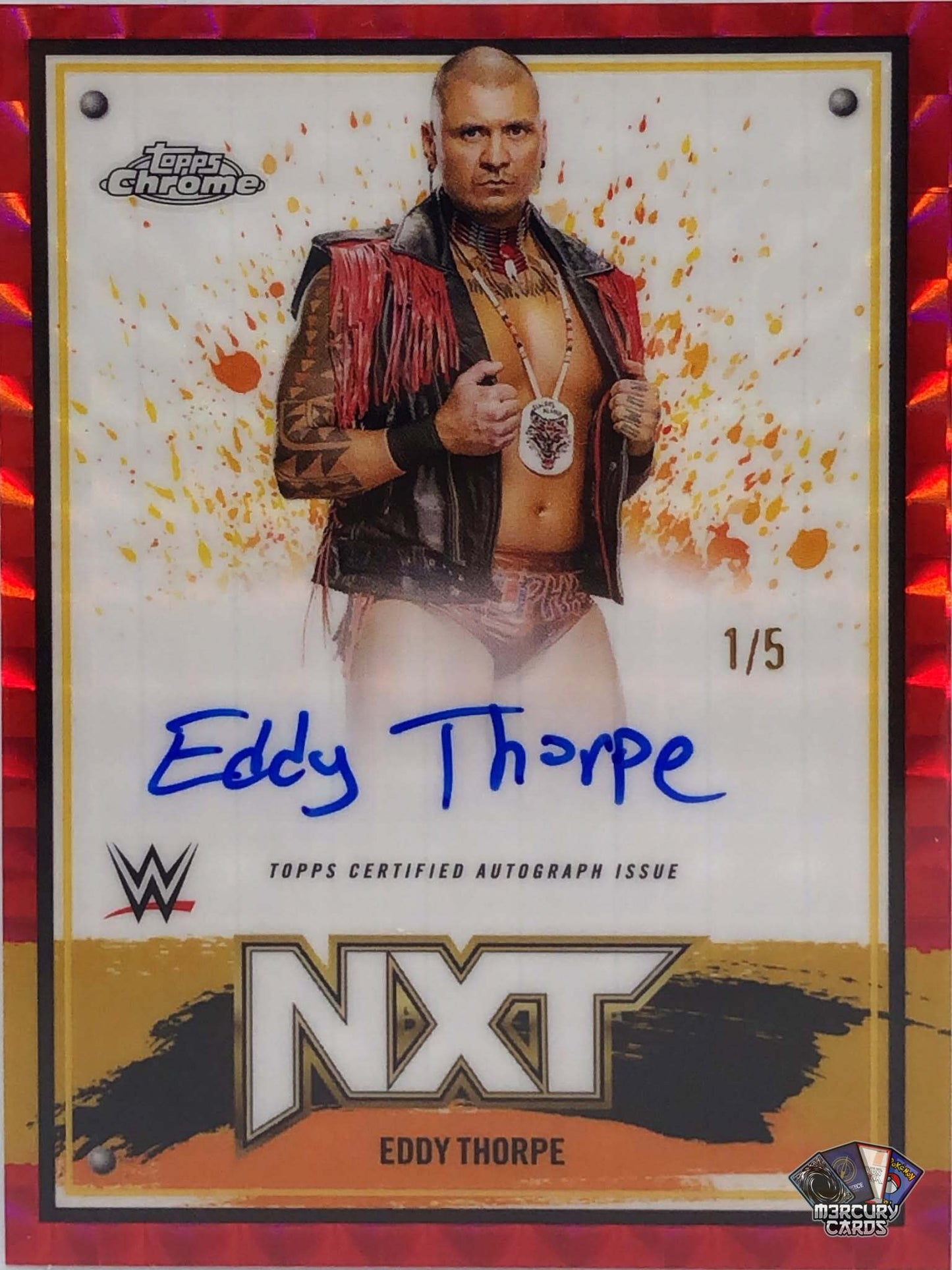 Eddy Thorpe (Red Checkerboard Auto /5)