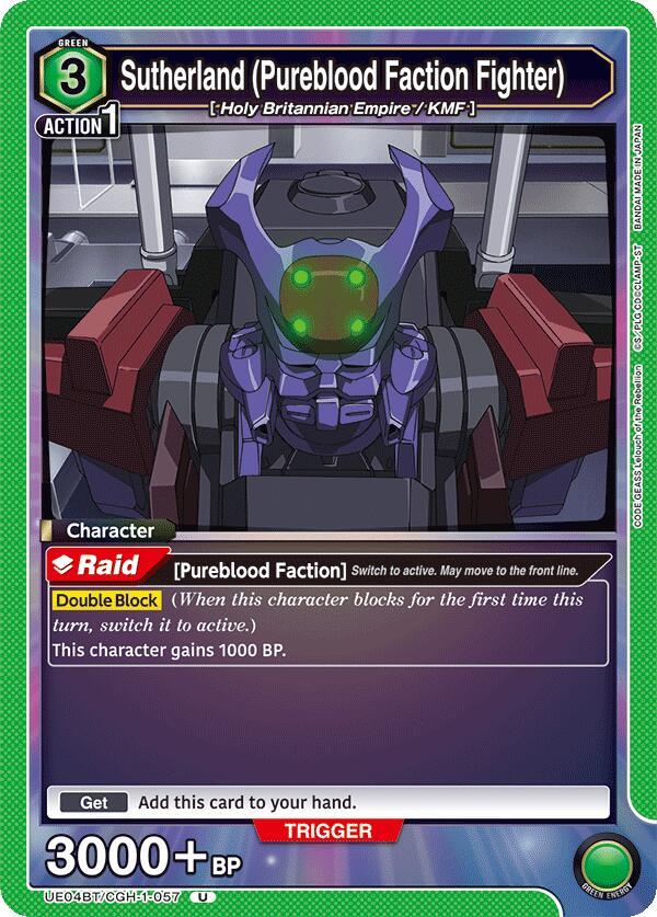 Sutherland (Pureblood Faction Fighter) (Uncommon)