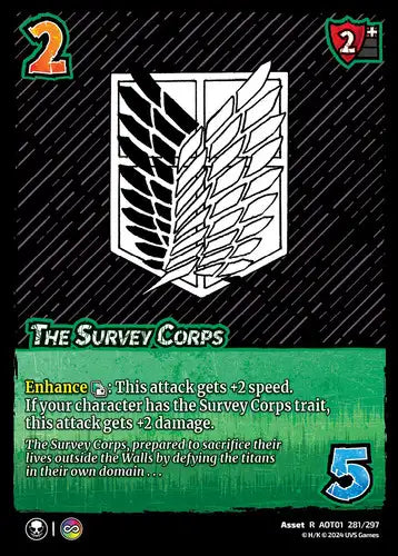 The Survey Corps (Rare, Foil)