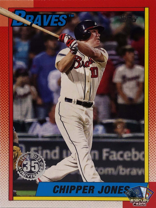 Chipper Jones (1990 35th Anniversary Insert)
