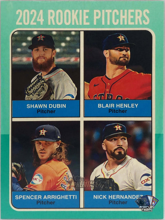 2024 Rookie Pitchers (Aqua Border SP)