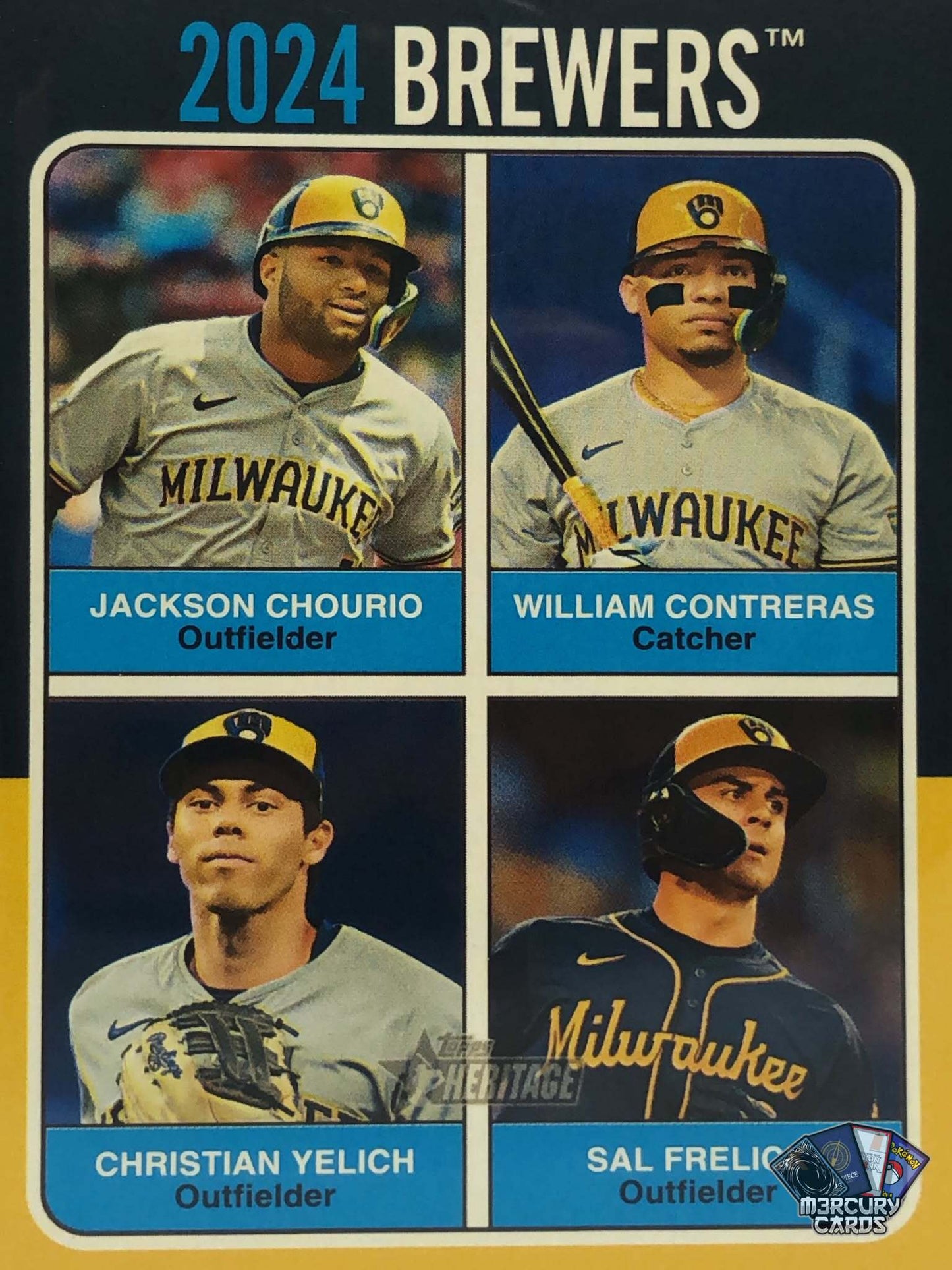 2024 Brewers (Team Quads Insert)