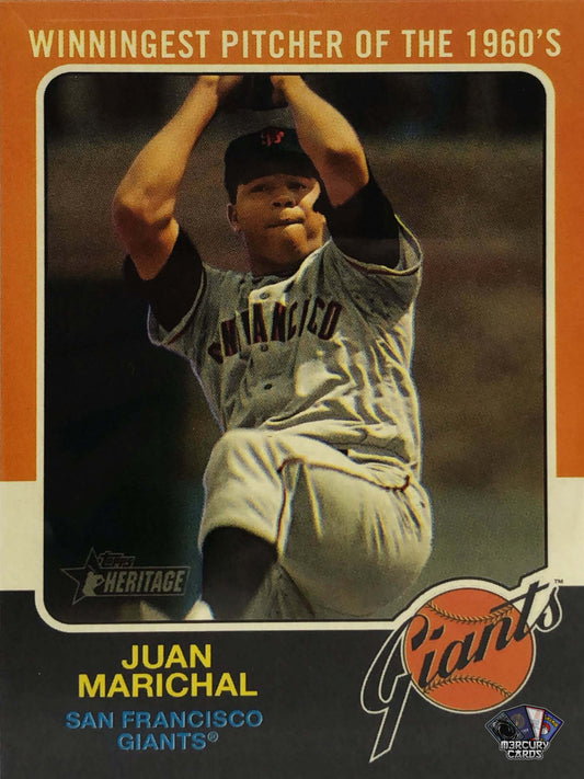 Juan Marichal (Winningest Pitcher of the 1960's Insert)