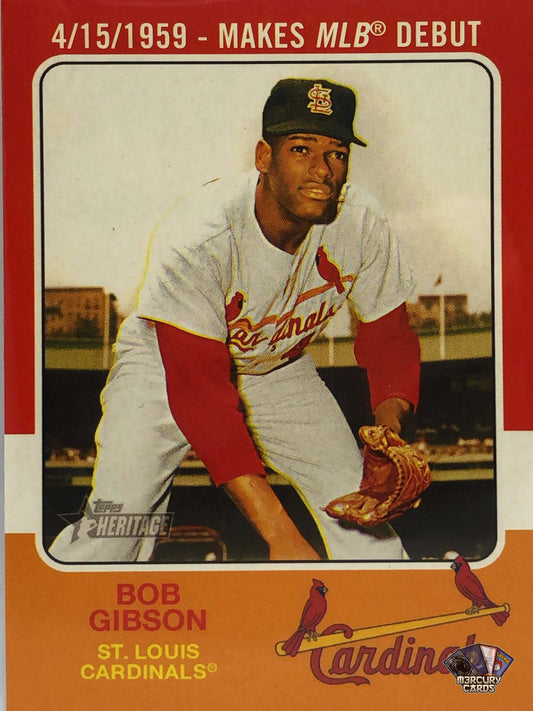 Bob Gibson (MLB Debut Insert)