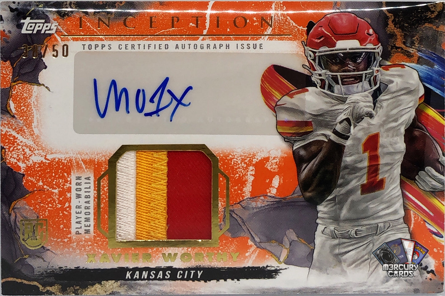 Xavier Worthy (RPA /50)