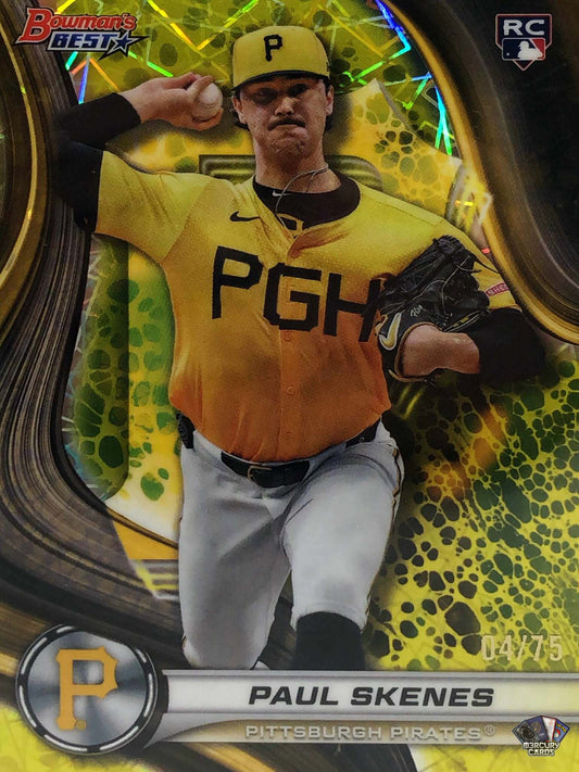 Paul Skenes (Yellow Lazer Refractor /75)