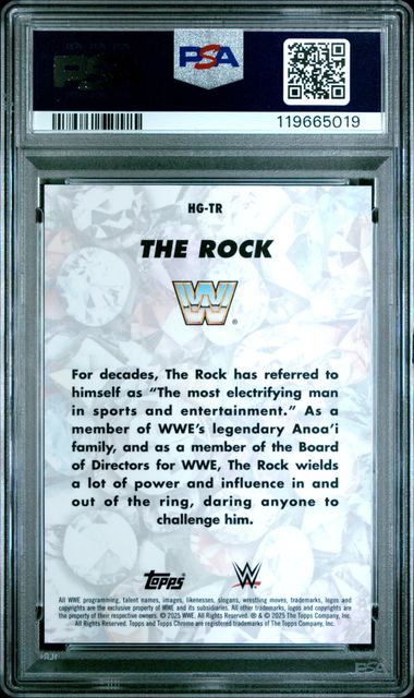 PSA 10 The Rock Hidden Gems