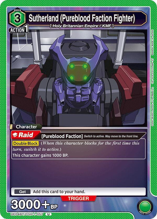 Sutherland (Pureblood Faction Fighter) (Uncommon)