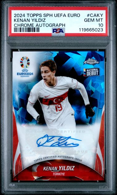 PSA 10 Kenan Yildiz Chrome Auto