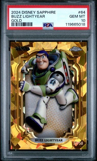 PSA 10 Buzz Lightyear Gold Sapphire /50